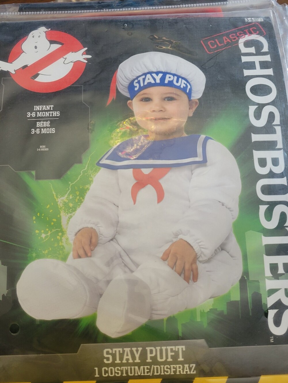 Classic Stay Puft Infant Costume - White